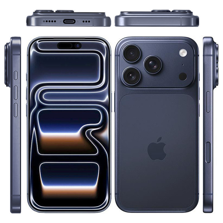 گوشی موبایل اپل مدل iPhone 17 Pro Max ZAA تک سیم کارت + eSim ظرفیت 256 گیگابایت و رم 12 گیگابایت - نات اکتیو بدون ریجستر