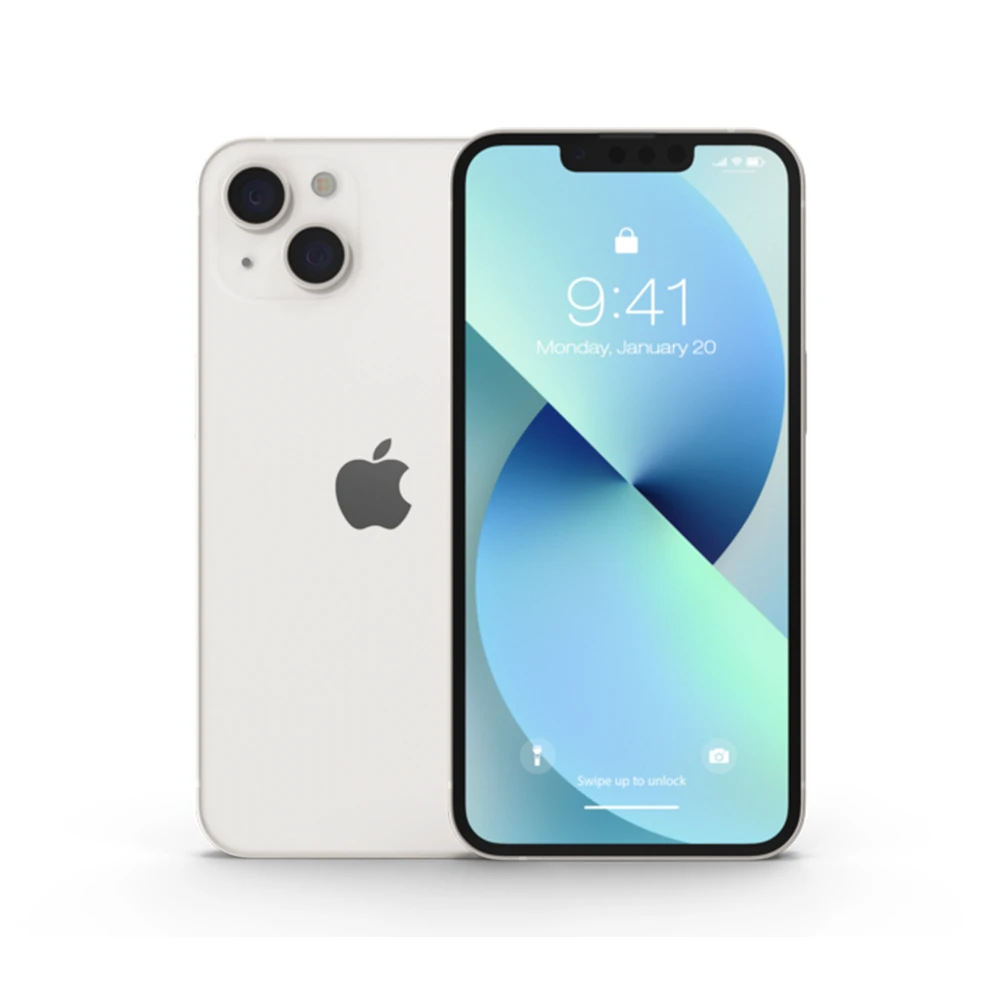 گوشی موبایل اپل مدل iPhone 13 کار کرده دو سیم کارت ظرفیت 128 گیگابایت - سفید _پارت نامبر zaa - کارکرده